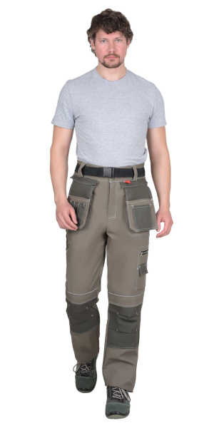 Костюм СИРИУС-ТОКИО куртка, брюки т. песочный с хаки 100%х/б пл. 265 г/кв.м