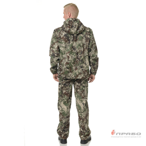 Костюм мужской "Турист" КМФ зелёная сетка (куртка и брюки)