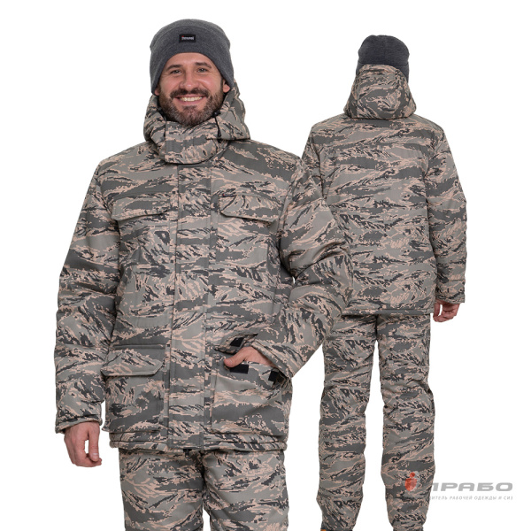 Костюм мужской утеплённый "Турист" КМФ легион (куртка и полукомбинезон)