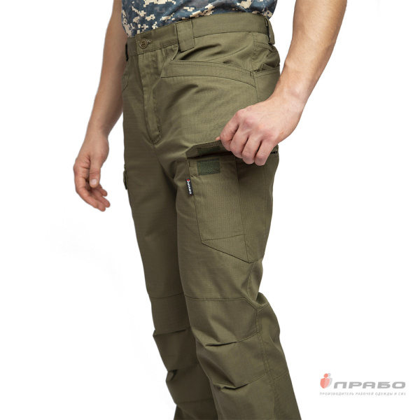 Брюки мужские "Камелот" из ткани рип-стоп хаки