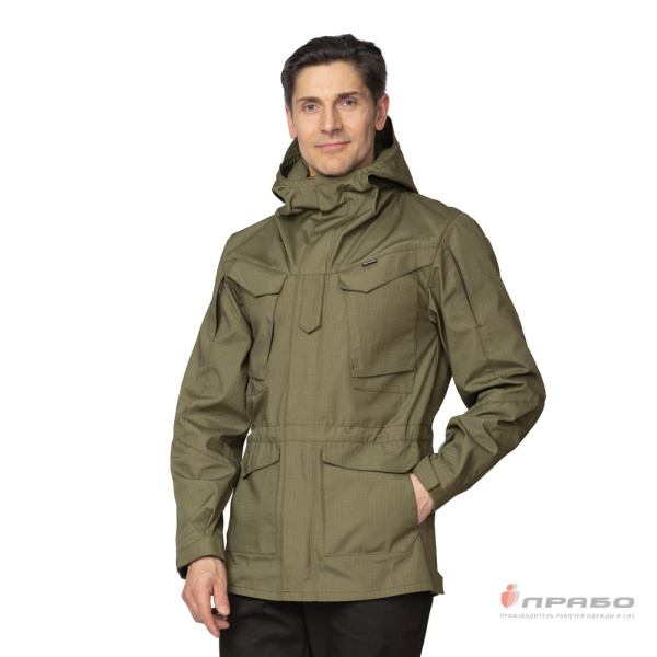Куртка мужская демисезонная "Камелот" из ткани рип-стоп хаки