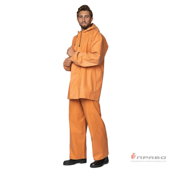 Костюм влагозащитный "Рокон-Букса" оранжевый (куртка и полукомбинезон)