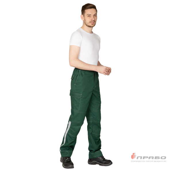 Брюки мужские "Эко-Труд" тёмно-зелёные