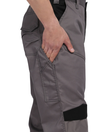 Брюки СИРИУС-ЦИТРИН ср.серый с черным