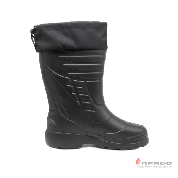 Сапоги мужские из ЭВА c подошвой ТЭП 401.1 черные (36см)