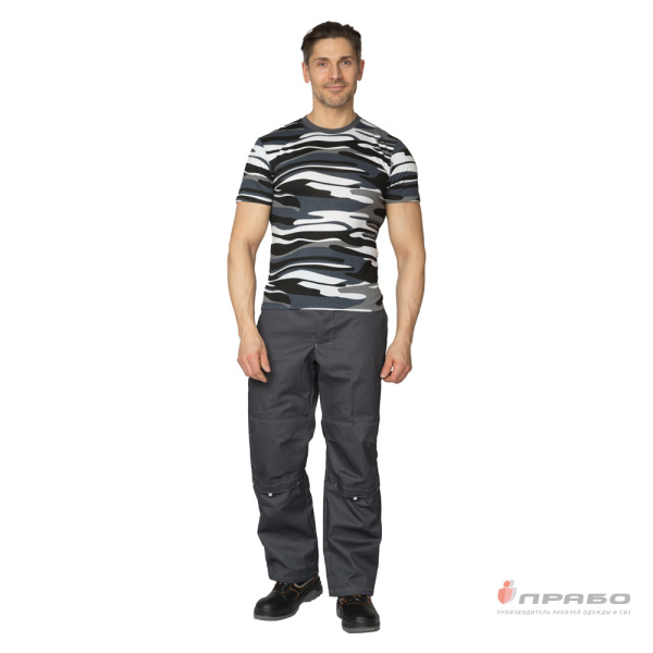 Футболка трикотажная камуфляжная город