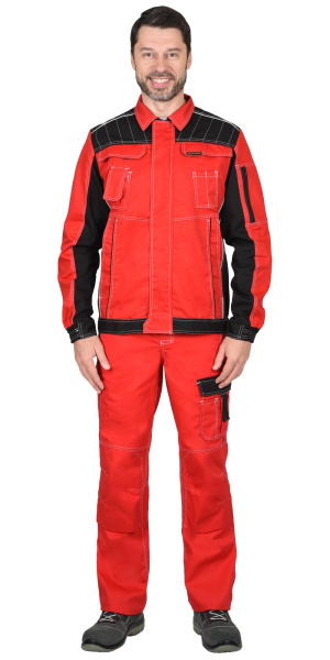 Куртка СИРИУС-ПРЕСТИЖ кор., красная с черным